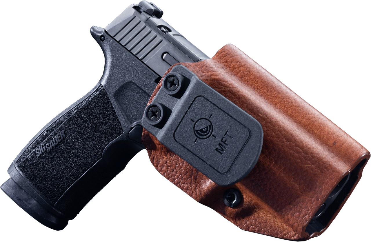 Sig Sauer P365-XMACRO Brown Leather Hybrid AIWB