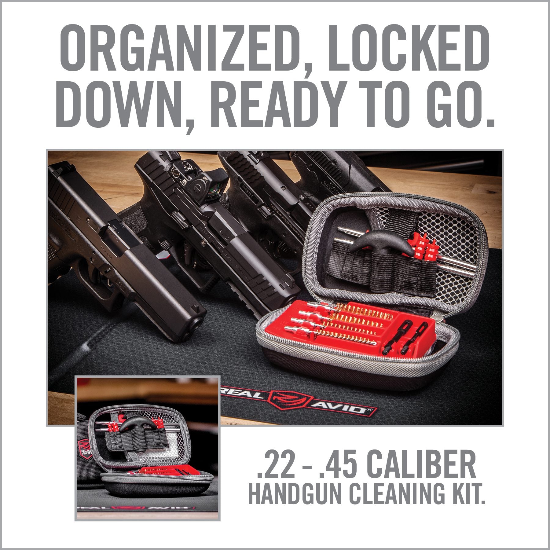 5 Image for Gun Boss® - Handgun Cleaning Kit-Real Avid