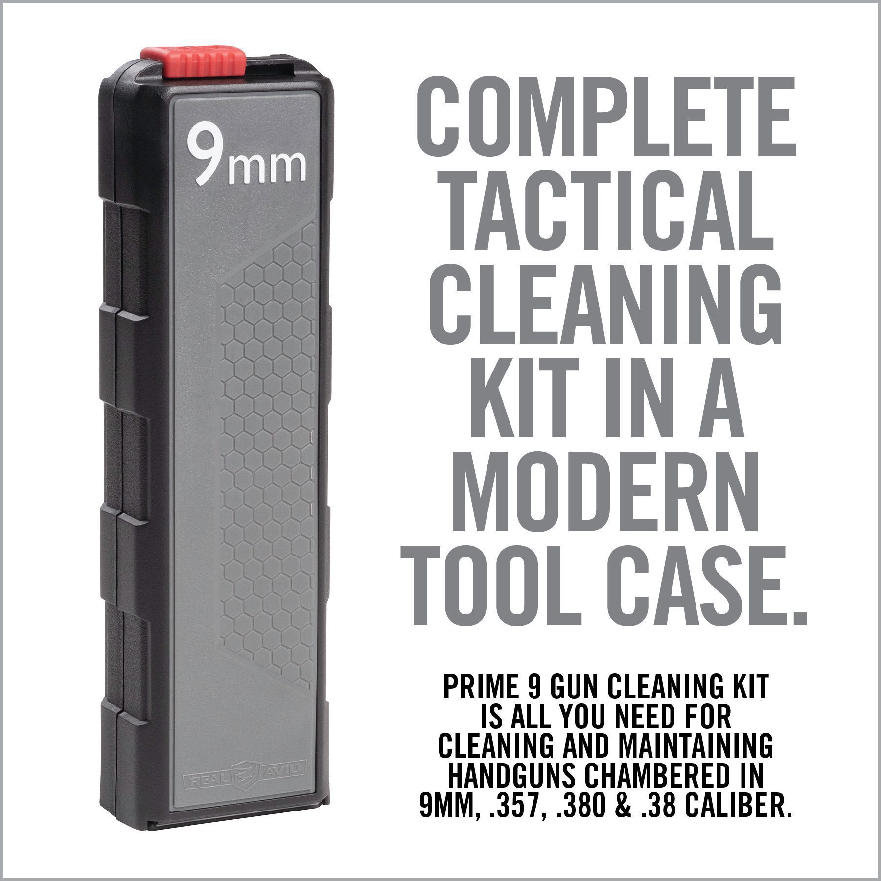 3rd Image for Prime-9™ 9mm Handgun Cleaning Kit - Real Avid