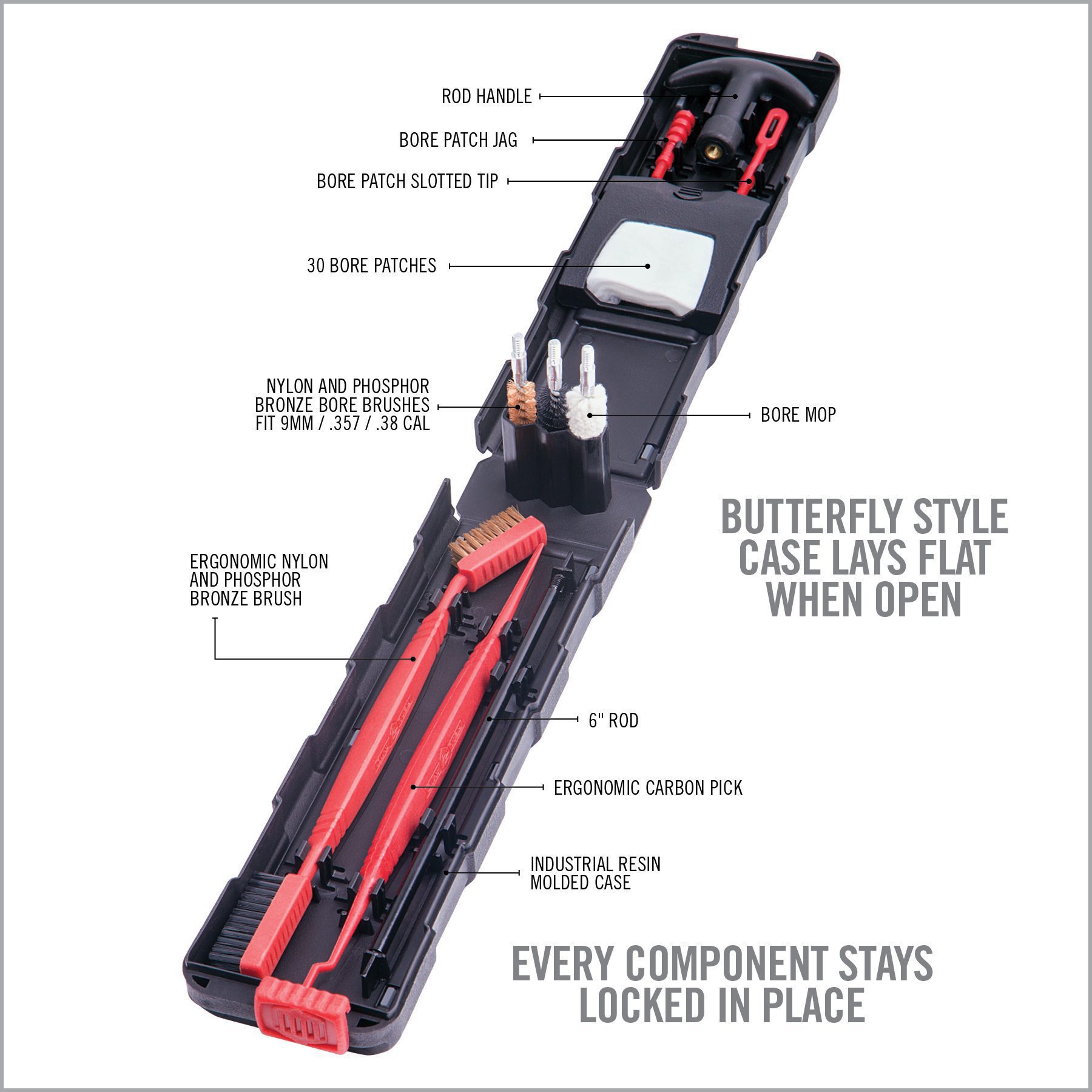 4th Image for Prime-9™ 9mm Handgun Cleaning Kit - Real Avid