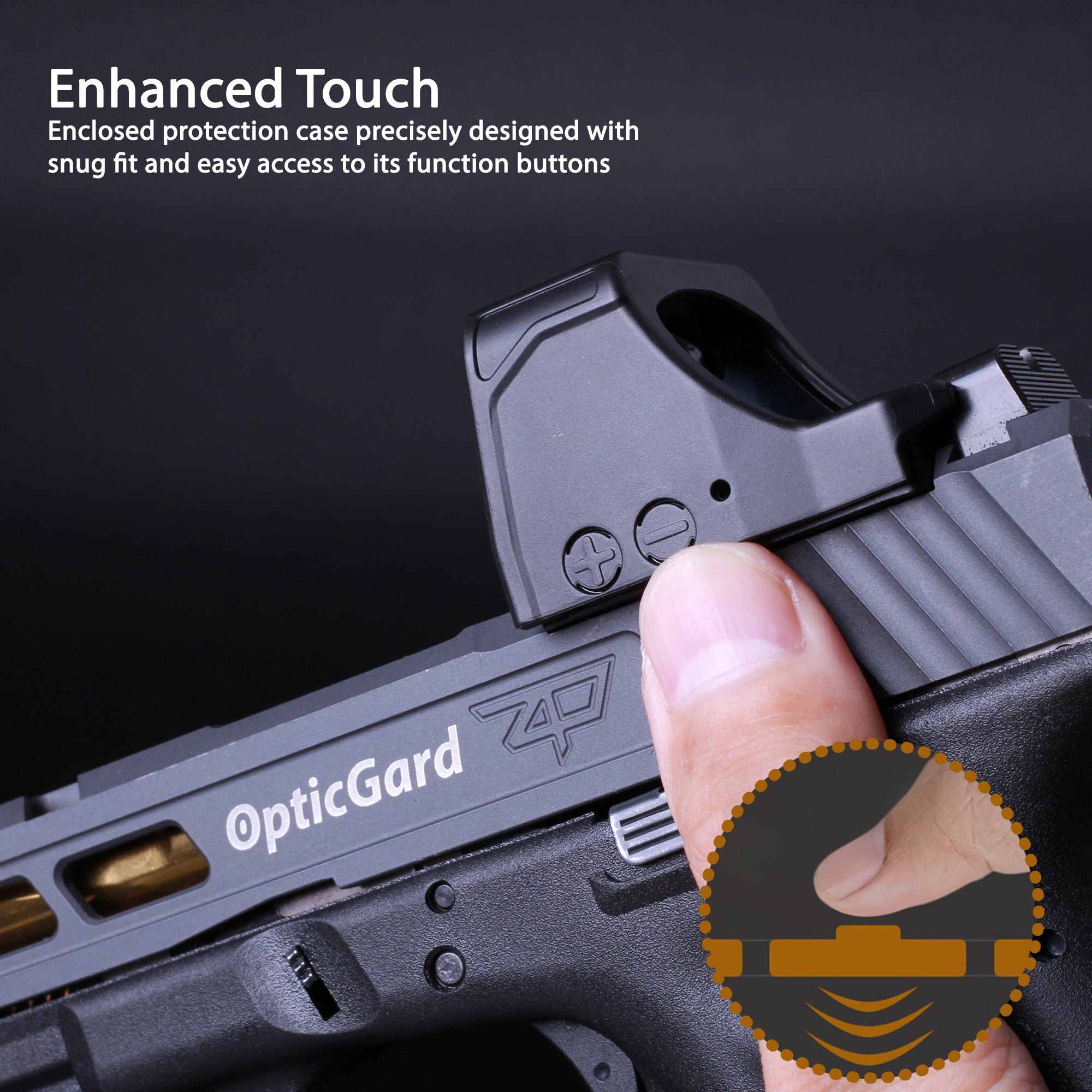 OpticGard Scope Cover for Holosun® 507Comp Black Cover [ads-hide]