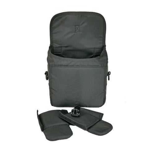 Alpha One Niner Camera Pouch Kit attached to CHIO-X sling bag